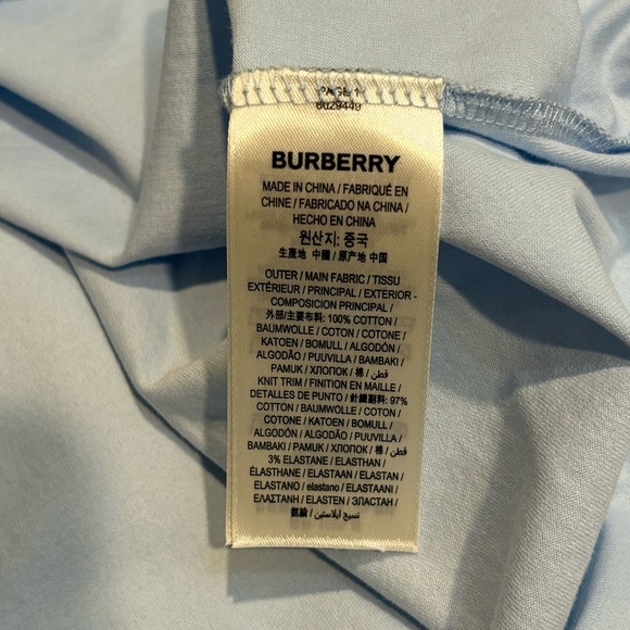 Burberry Nylon Logo Strap Runway Tshirt, Brand New 🔥 - Picture 7 of 8